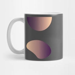 Boho Modern Gradient Purple Cream Mug